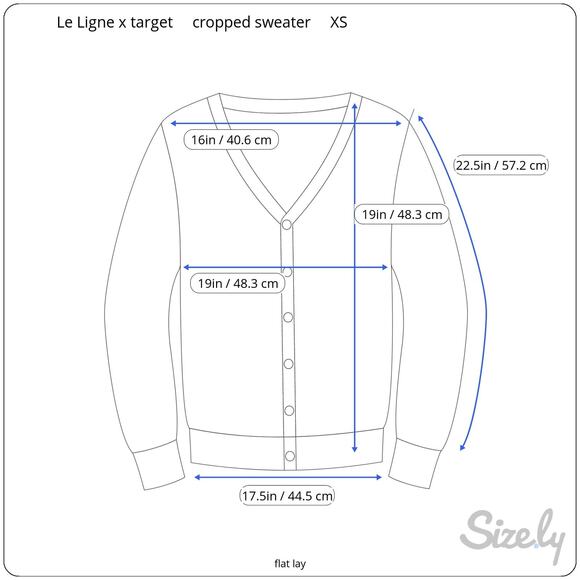 La Ligne x Target Multicolor Striped Cardigan Sweater XS NWOT Textured Knit - Picture 8 of 8